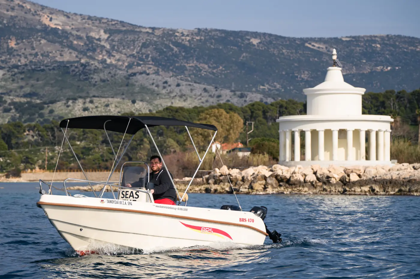 Crystal-clear Ionian waters