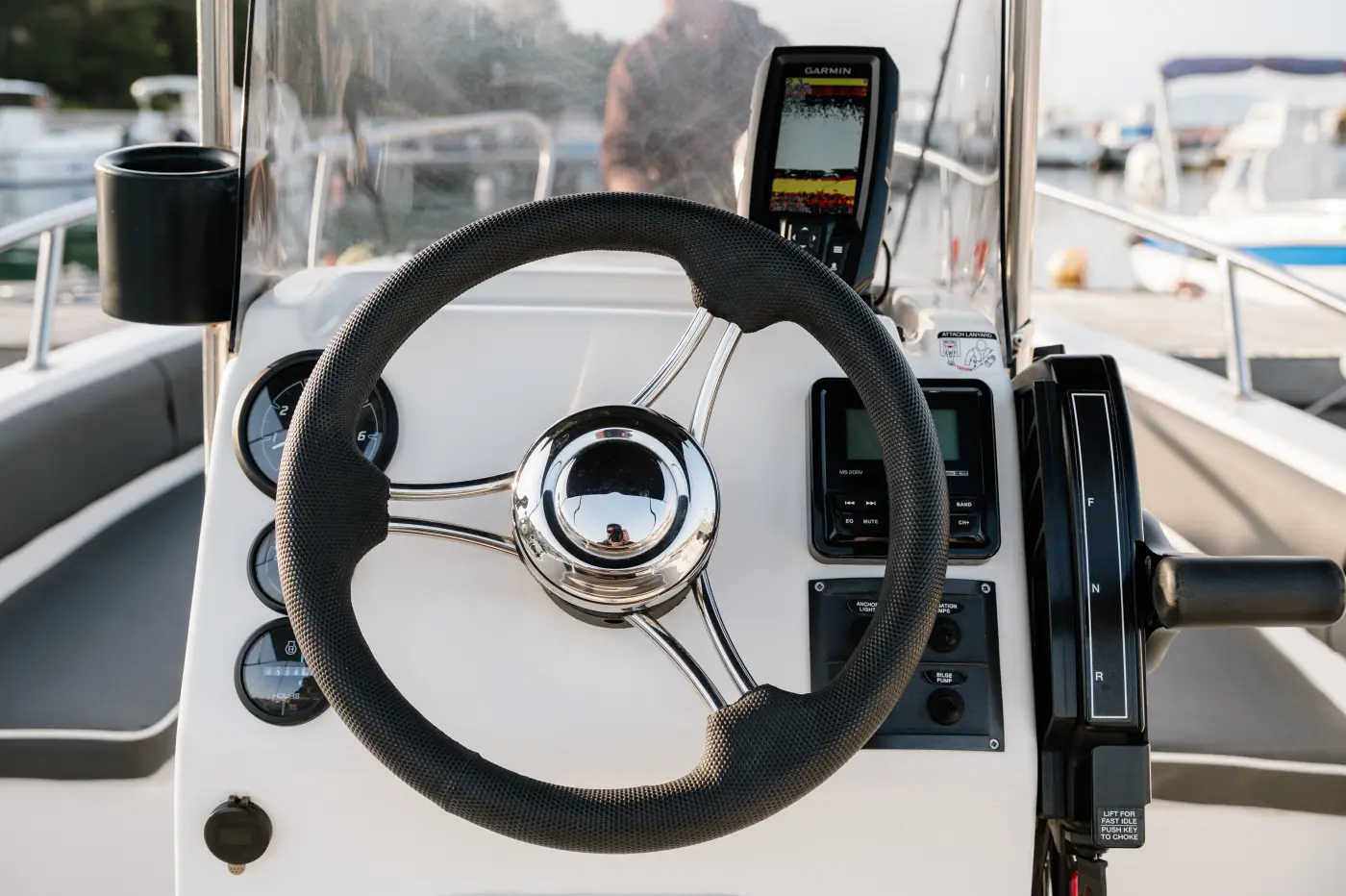 Modern boat controls